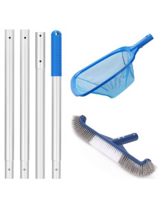 Kit de Limpieza de Piscina POOPLE con Polo de 1.52 m