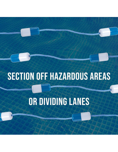 Soga de Seguridad U.S. Pool Supply 6.1m Ajustable con Flotadores