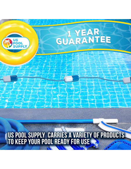 Soga de Seguridad U.S. Pool Supply 6.1m Ajustable con Flotadores