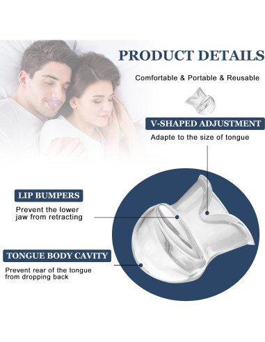 Dispositivo Antironquidos Bucal MFANBLAS - Protector para Sueño