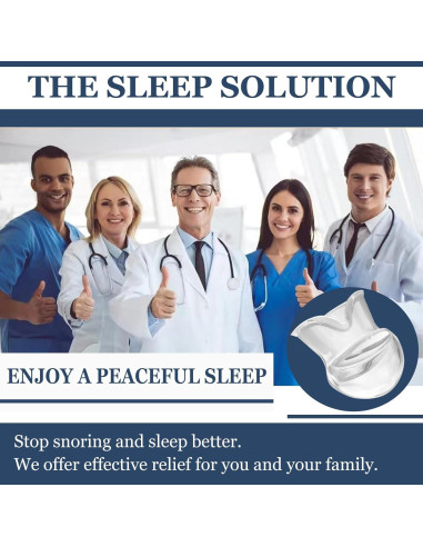 Dispositivo Antironquidos Bucal MFANBLAS - Protector para Sueño