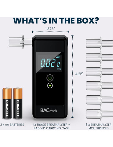 Probador de Aliento BACtrack Trace - Precisión Profesional