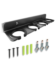 Soporte Multi Micrófono Borenbuir para 4 Micrófonos - Negro