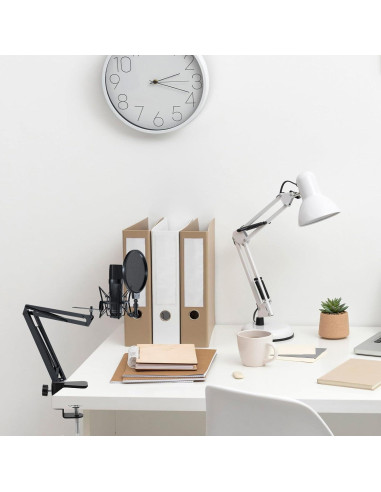 Abrazadera de Escritorio Metalica Soporte Micrófono Ajustable