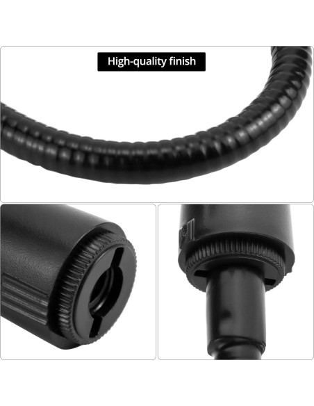 Soporte de Micrófono QWORK Cuello de Cisne 33 cm Ajustable 360