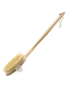 Cepillo de Ducha de Madera Tinh2108 con Mango Largo y Cerdas Naturales