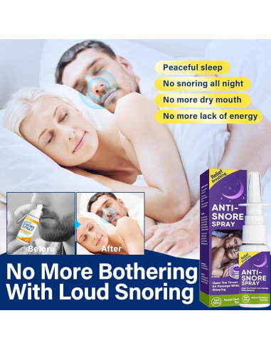 Spray Antisnoring Asomooh 30ml - Solución Natural para Ronquidos