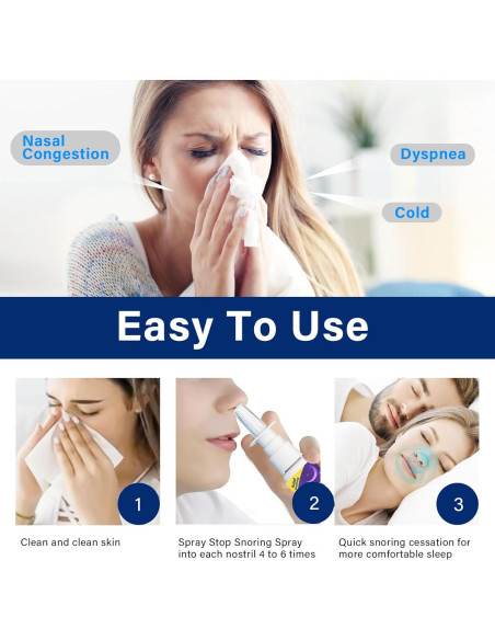 Spray Antisnoring Asomooh 30ml - Solución Natural para Ronquidos