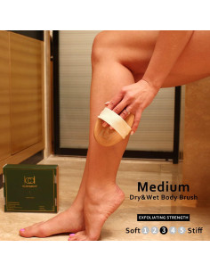 Cepillo Corporal Seco ICANdOIT - Cerdas de Jabalí Natural 14cm 2