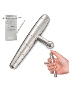 Herramienta de Masaje T-Bar Acero Inoxidable XQDUPDA 15.5cm