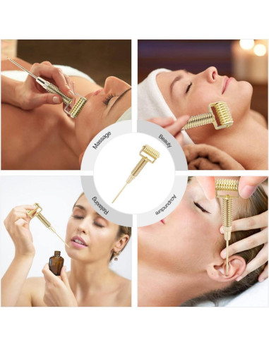 Masajeador de Acupuntura Healeved Oro 13x4cm para Oído