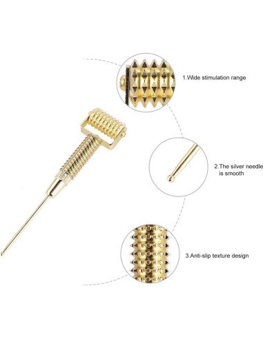 Masajeador de Acupuntura Healeved Oro 13x4cm para Oído