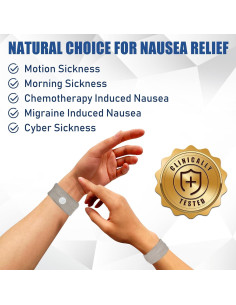 Banda Anti Náuseas Hionfurt - Alivio Natural para Adultos y Niños 2