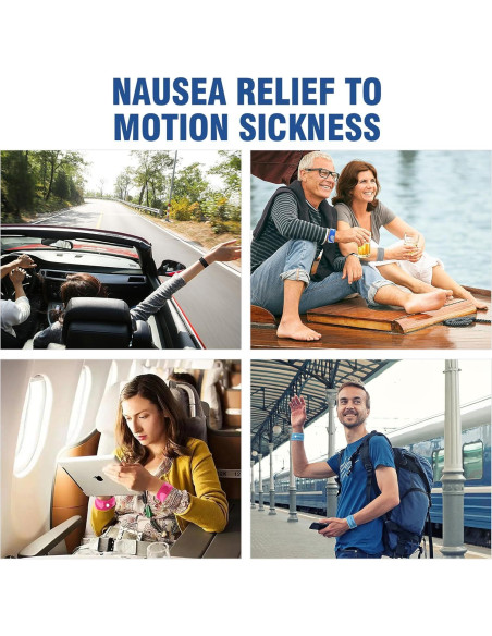 Banda Anti Náuseas Hionfurt - Alivio Natural para Adultos y Niños