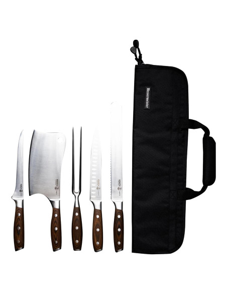 Set de BBQ Profesional Messermeister Avanta 6 Piezas Acero Inoxidable
