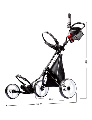 Carrito de Golf PRECISE Cruiser 825 3 Ruedas Plegable Ergonómico