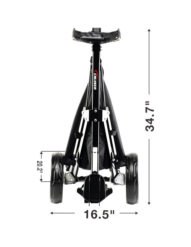 Carrito de Golf PRECISE Cruiser 825 3 Ruedas Plegable Ergonómico