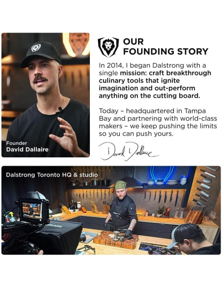 Cuchillo Cleaver Dalstrong 14" Aniquilador Acero Alto Carbono