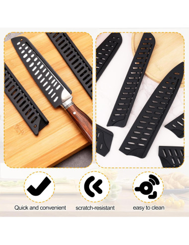 Juego de 8 protectores universales para cuchillos Penitue