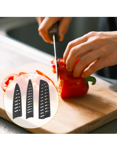 Juego de 8 protectores universales para cuchillos Penitue