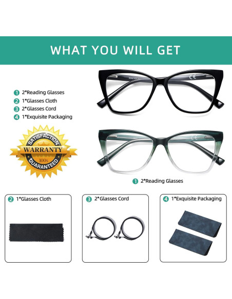 Gafas de lectura fotoquímicas LKEYE ojo de gato 1.75D