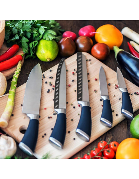 30 Fundas Protectores de Cuchillos uxcell - Plástico Negro