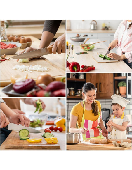 30 Fundas Protectores de Cuchillos uxcell - Plástico Negro