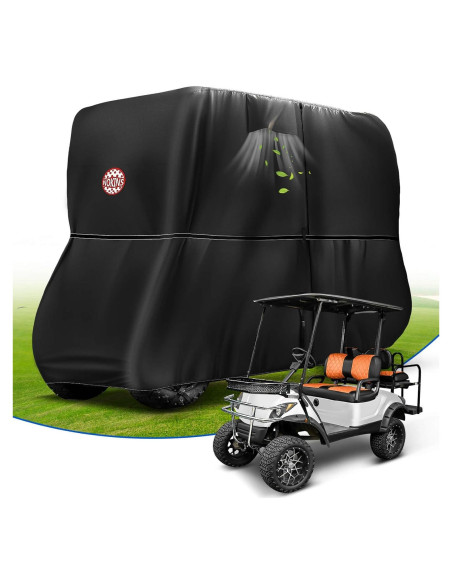 Cubierta para Carro de Golf NOKINS 420D Impermeable Yamaha 2+2