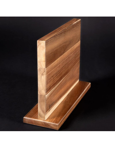 Bloque Magnético para Cuchillos Senken de Madera de Acacia