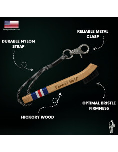 Cepillo de Golf Vernal de Madera de Hickory con Cerdas de Nylon 2