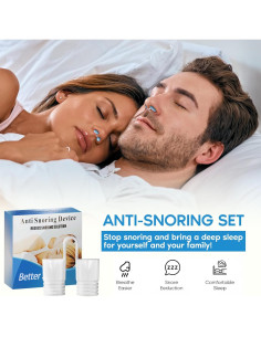 Válvulas Nasales Antisnoring KinomiYa - 8 Piezas Reutilizables 2