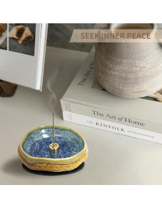 Quemador de Incienso Cerámica Hecho a Mano X&Y Life 13 cm 2