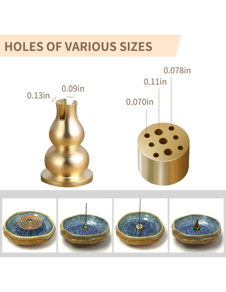 Quemador de Incienso Cerámica Hecho a Mano X&Y Life 13 cm