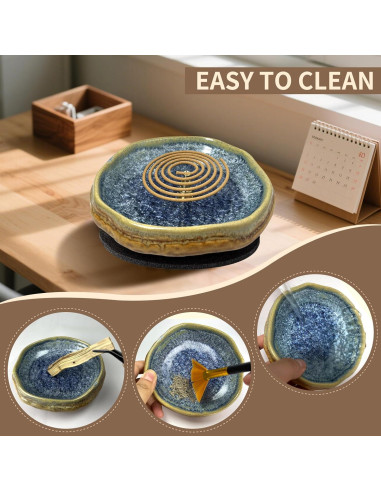 Quemador de Incienso Cerámica Hecho a Mano X&Y Life 13 cm