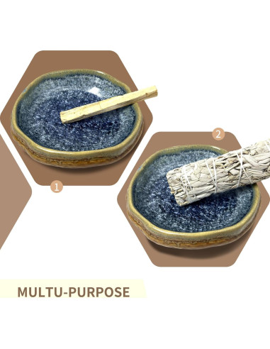 Quemador de Incienso Cerámica Hecho a Mano X&Y Life 13 cm