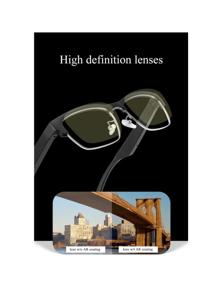 Gafas de sol inteligentes OOAVR con audio Bluetooth y UV