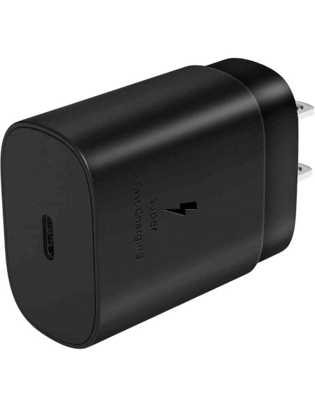 Cargador de Pared UrbanX 25W PD con Cable USB-C 3 pies - Negro