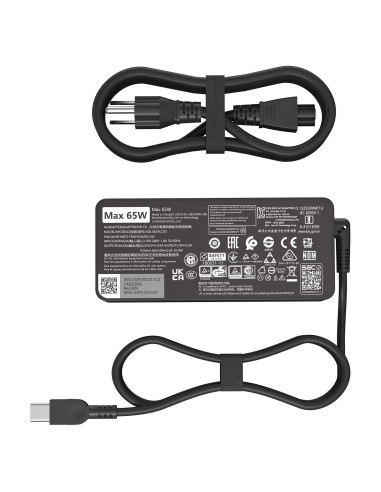 Cargador AC USB C 65W Lenovo ThinkPad ThinkBook Adaptador