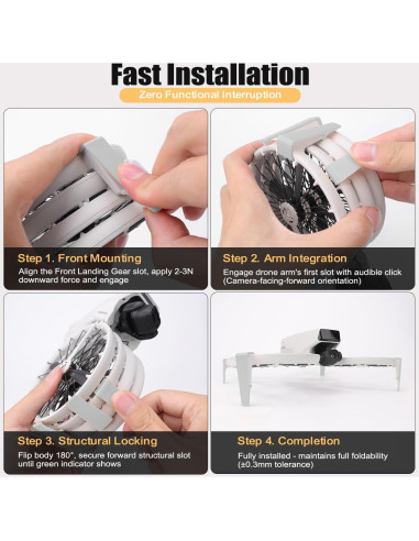 Extensión de Patas de Aterrizaje DJI Flip 4PCS Antirayaduras