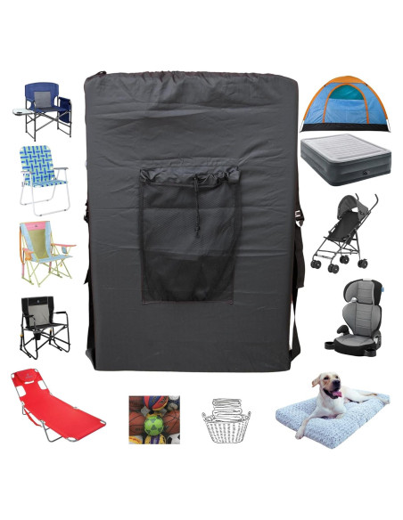 Bolsa para Silla de Playa MYSUPOT Grande Negra 91x61x15cm