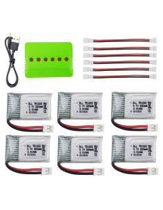 Baterías de Litio 6PCS 3.7V 220mAh Fytoo para Drones