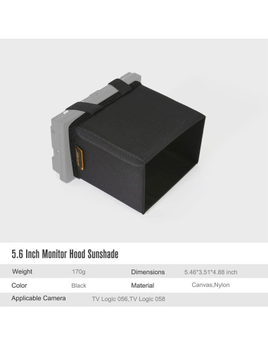 Capota Plegable para Monitor de Cámara OPENMOON 5.6"