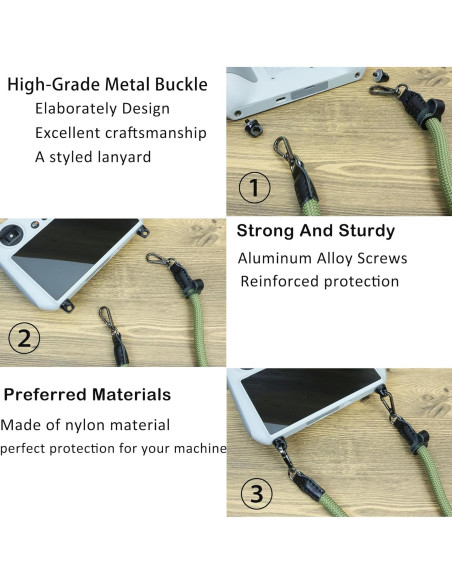 Correa de Cuello para Controlador DJI Mavic 3/2/Air 2S Verde