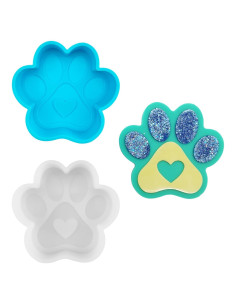 Moldes de Silicona Huella de Perro Thinslimer - 2 Piezas