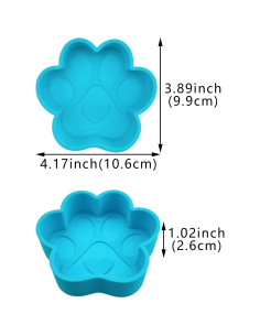 Moldes de Silicona Huella de Perro Thinslimer - 2 Piezas 2
