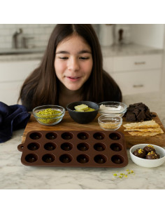 Molde de Silicona para Chocolate Trufas Mrs. Anderson 21.9x10.5cm 2