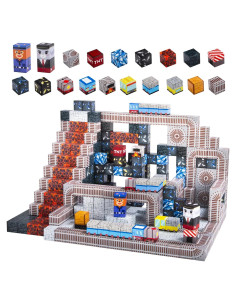 Bloques Magnéticos GEVINST Set de Tren 80 Piezas 2.54 cm