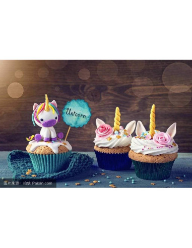 Moldes de Silicona de Unicornio 10 PCS para Pasteles y Manualidades