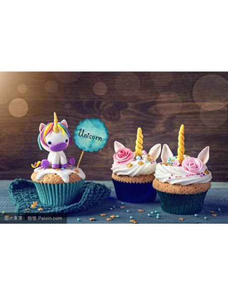 Moldes de Silicona de Unicornio 10 PCS para Pasteles y Manualidades