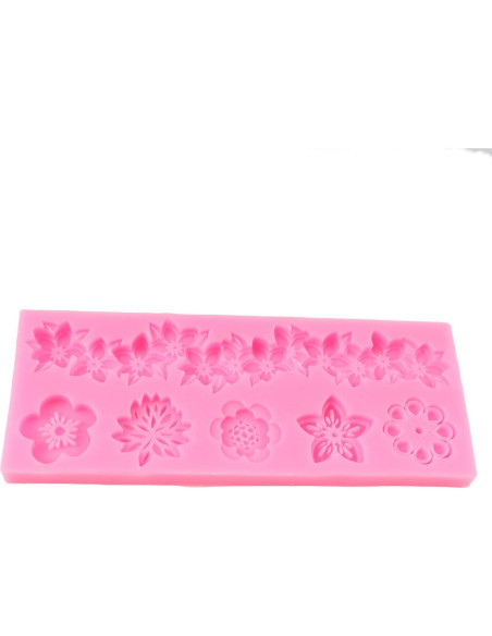 Molde de Fondant Barroco QDMOLDS Silicona Floral 6.9x5.7cm